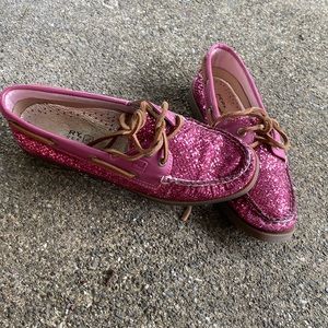 pink sperry top sided